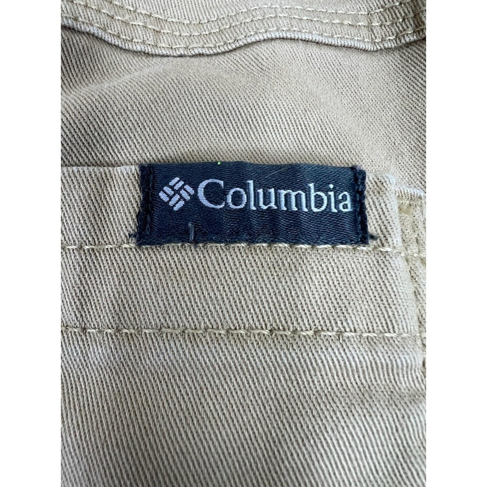 Columbia Pants Mens 38x32 (Fits 40x32) Khaki‎ Regular Fit Cotton Stretch Outdoor - Picture 3 of 12